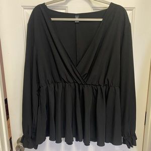 Shein dress top black